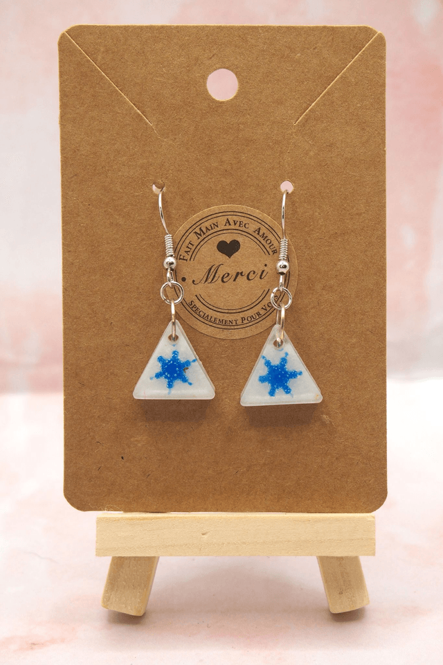 Boucle d'oreille Triangle